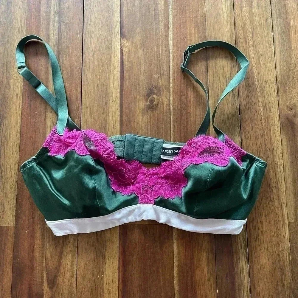 Andres Sarda luxury silk bra